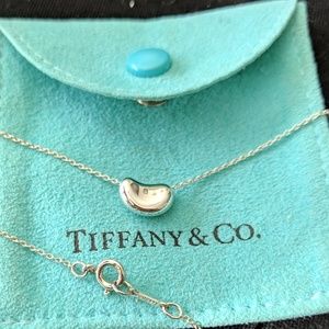 Tiffany's Elsa Peretti Bean Necklace